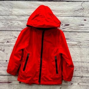 Gap Red Jersey Lined Windbuster Jacket Size 4